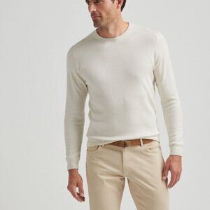 Peter Millar - Voyager Cashmere-Silk Saddle Crew Sweater (L)